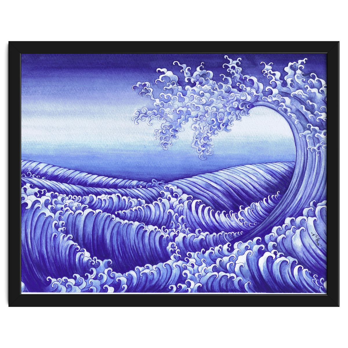 Turbulent Water Triptych part 3