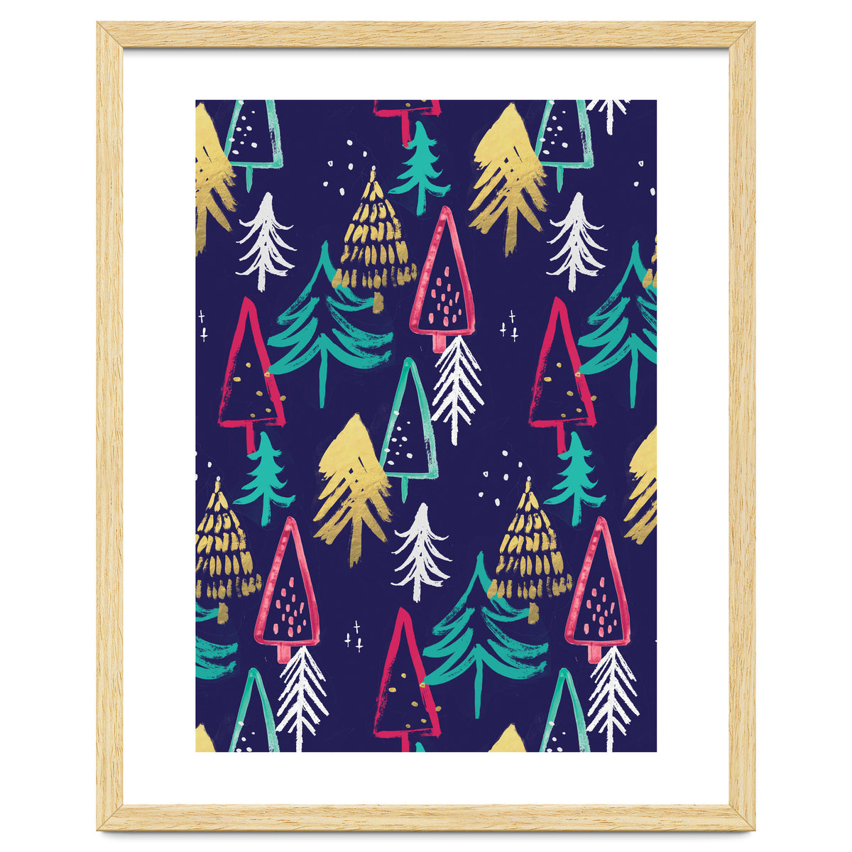 Christmas Pattern Trees