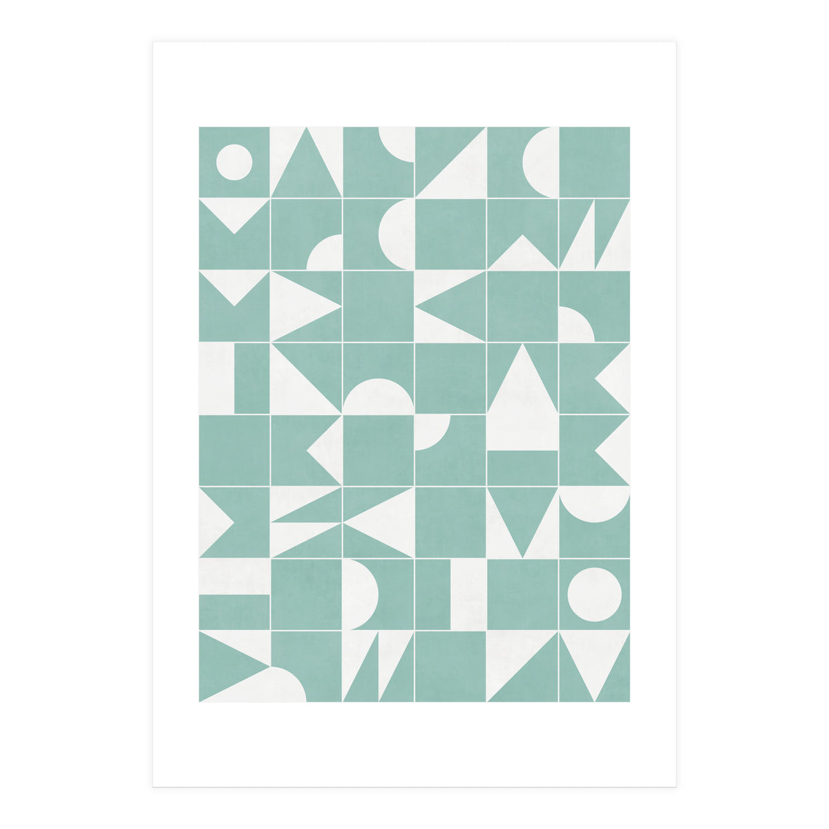 My Favorite Geometric Patterns No.16 - Light Blue (Print Only)
