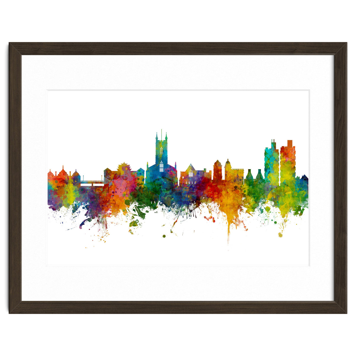 Stoke-on-Trent England Skyline