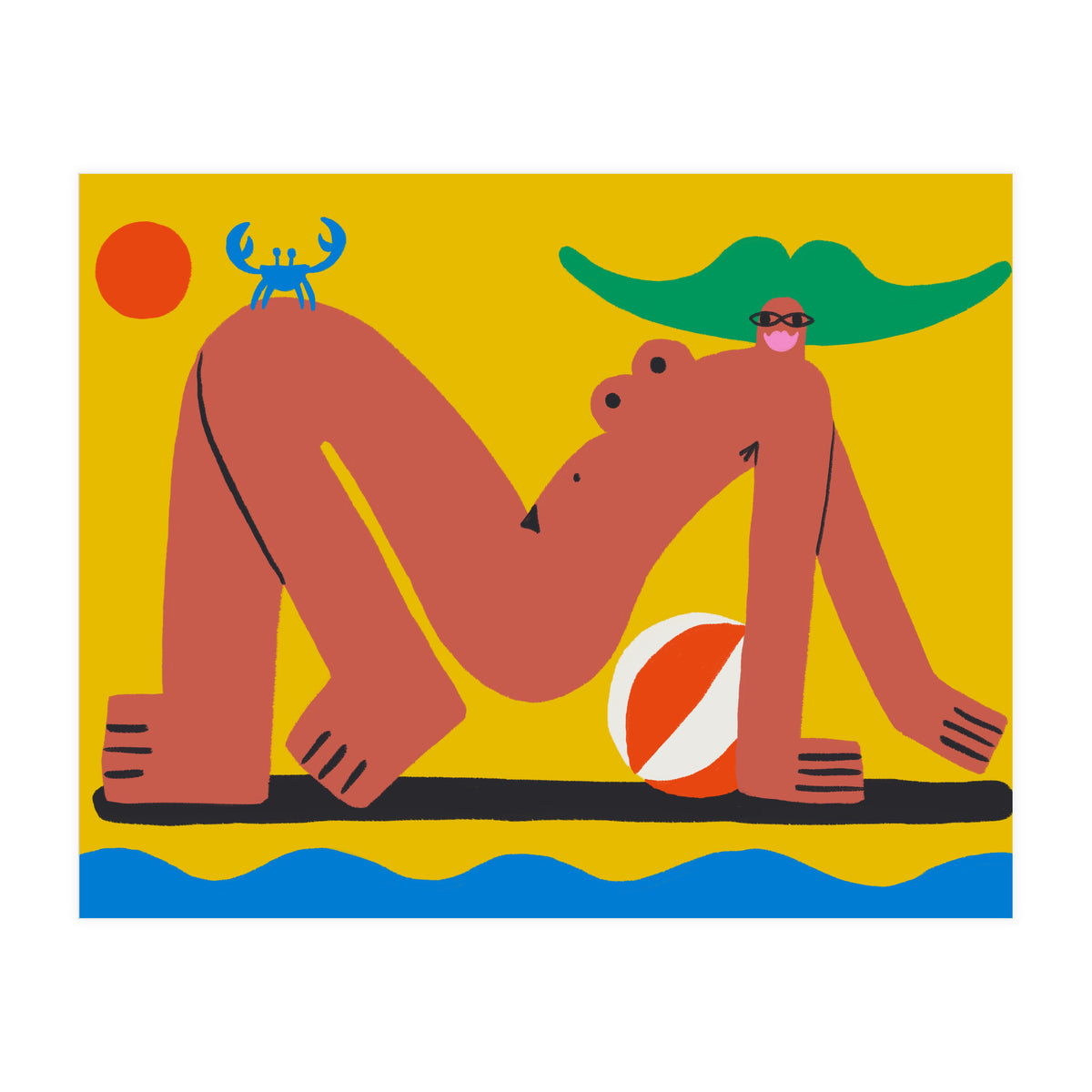 Crabwalk Home To Cuddle Cancer (Print Only)