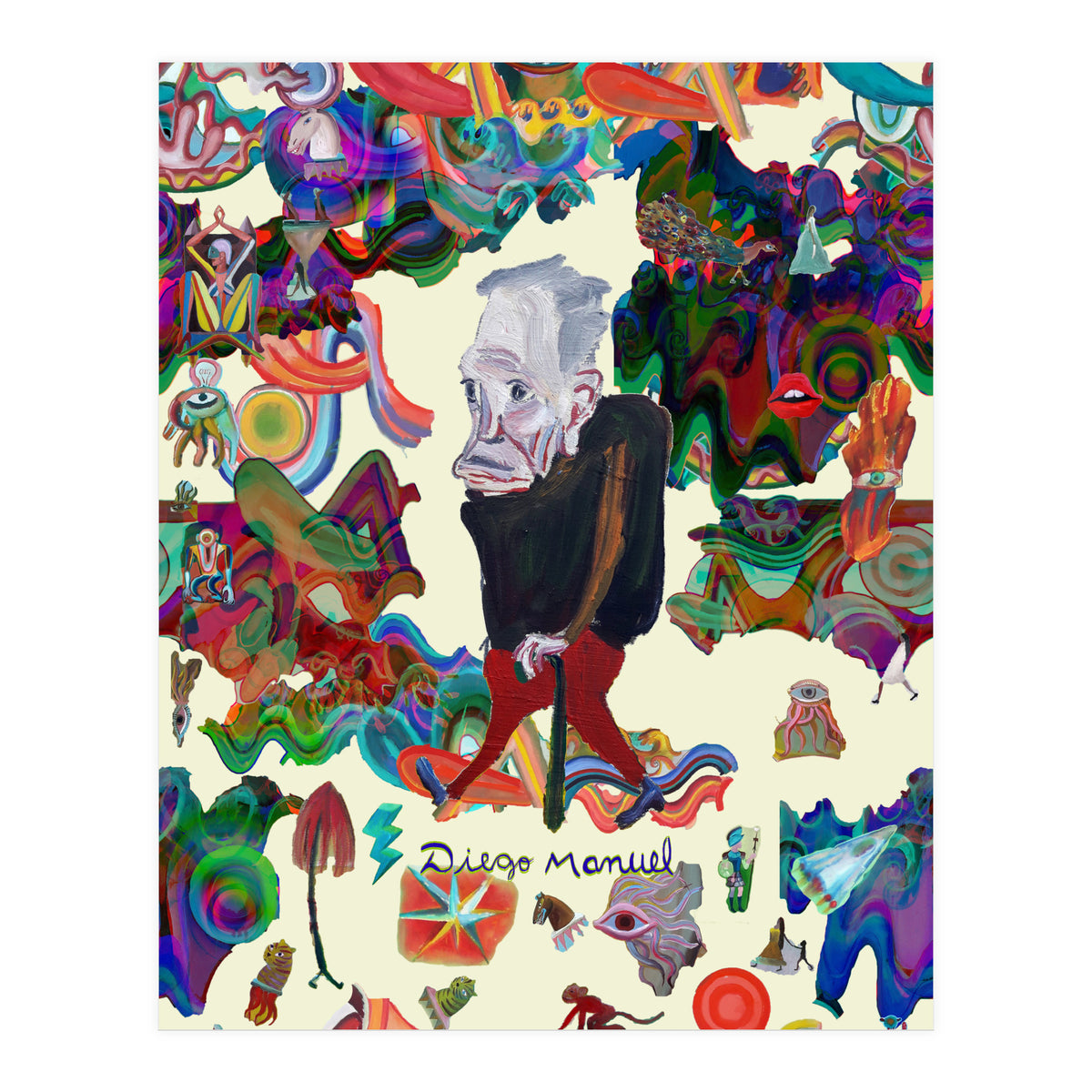 Graffitis 2021 Tapiz 56 B (Print Only)