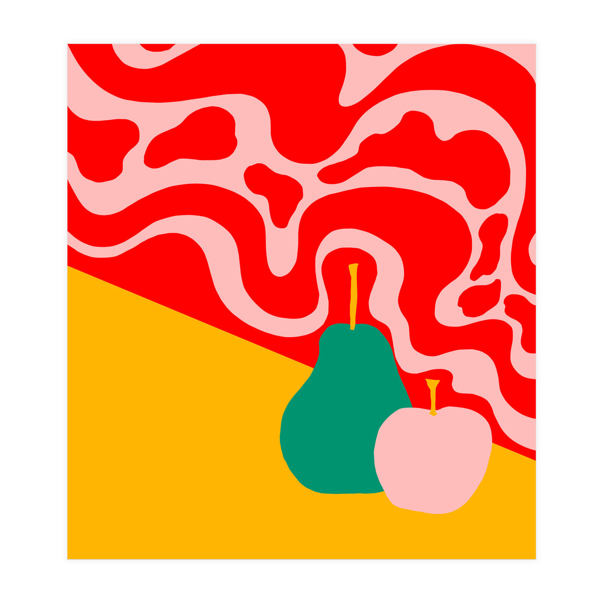 apple and pear (Print Only)