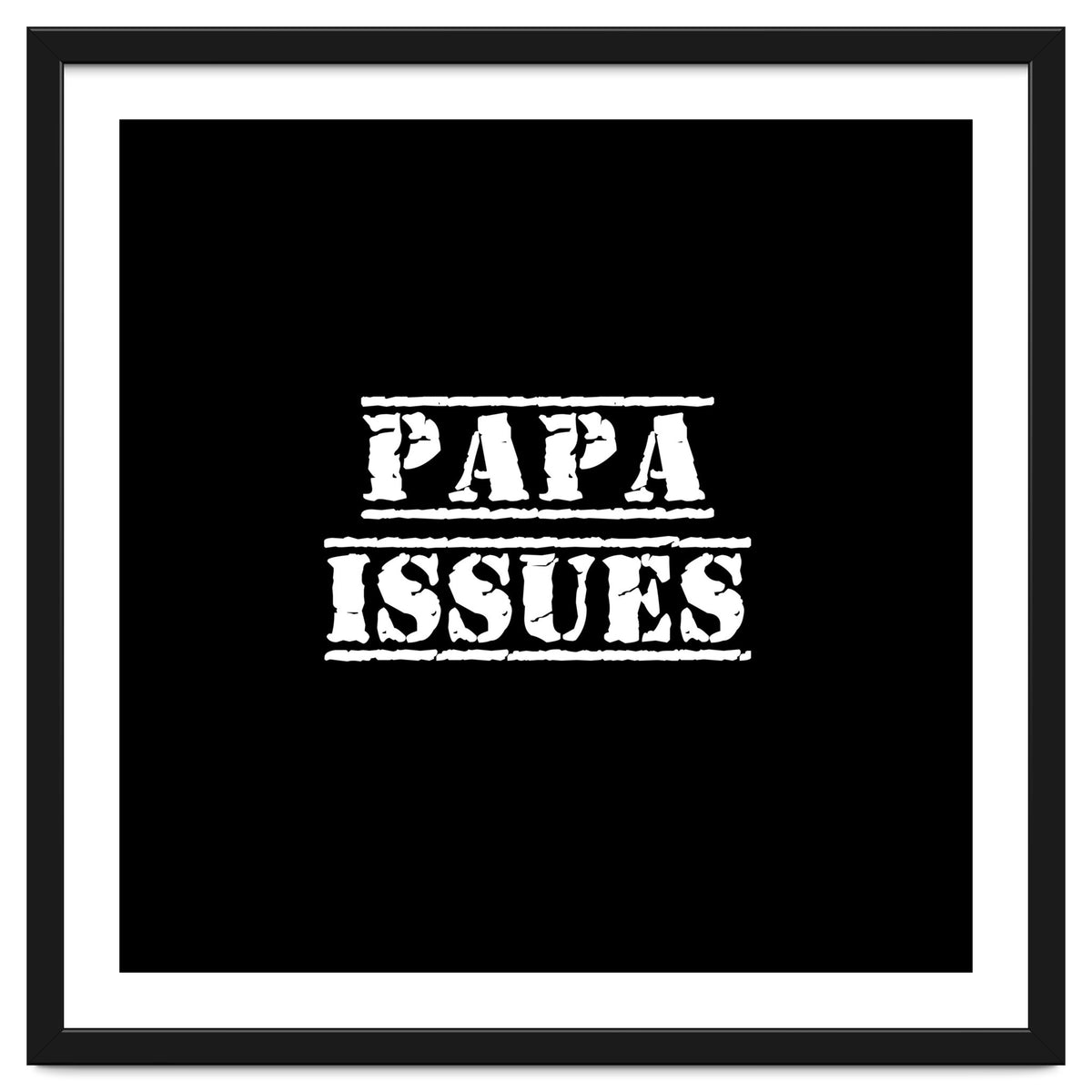 Papa issues - French daddy issues