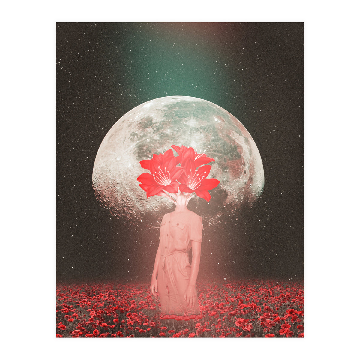 Flowers Bloom in Space (Print Only)