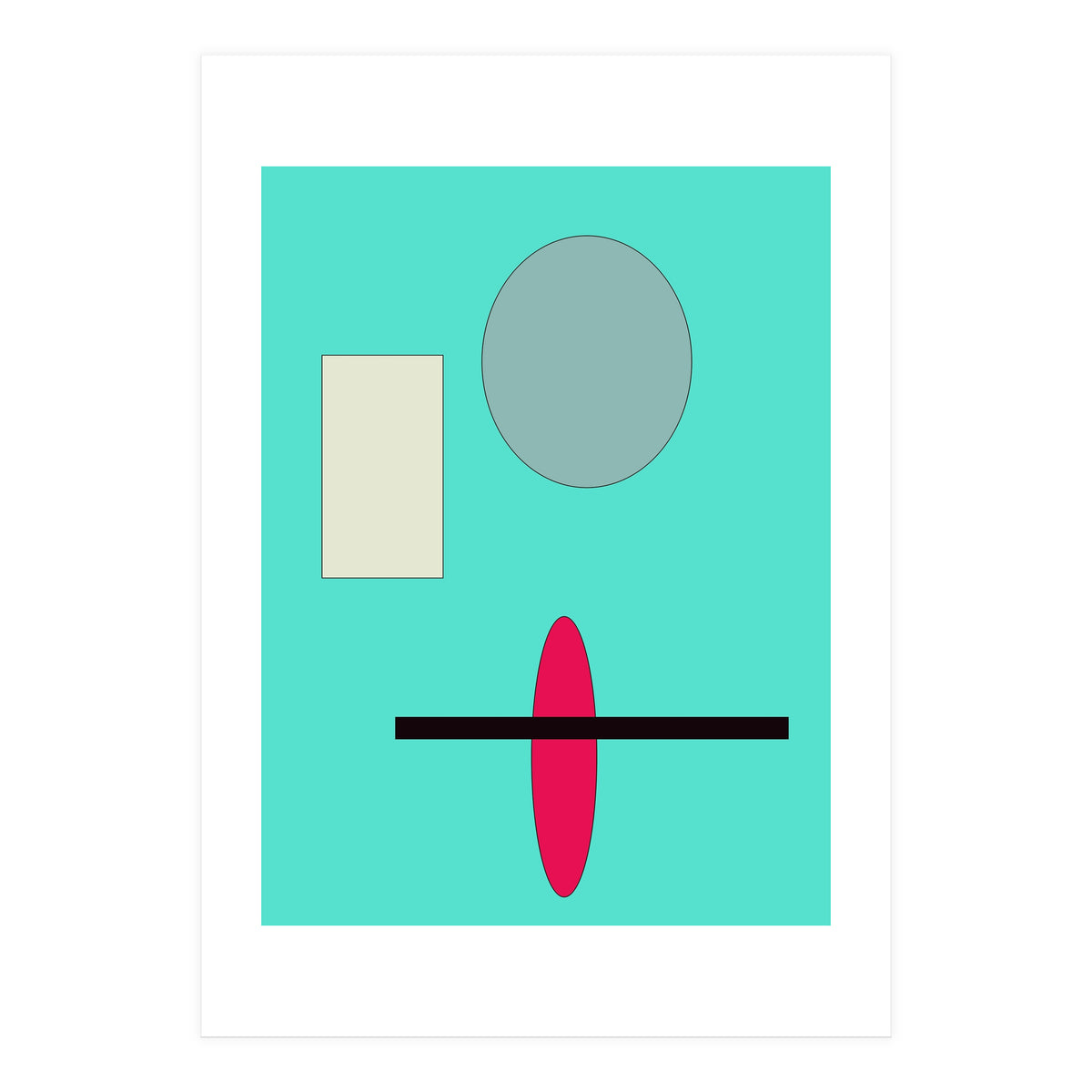 Color Geometry 1 (Print Only)