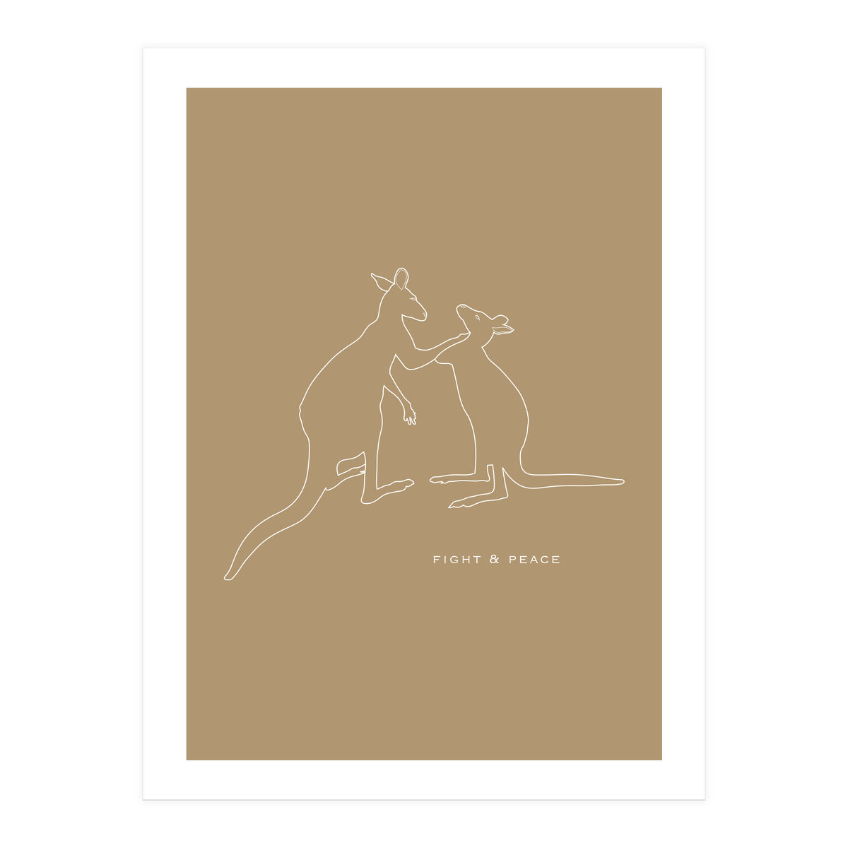 FIGHT &PEACE  (Print Only)