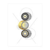 Posh Design No. 3 | gold (Print Only) thumbnail