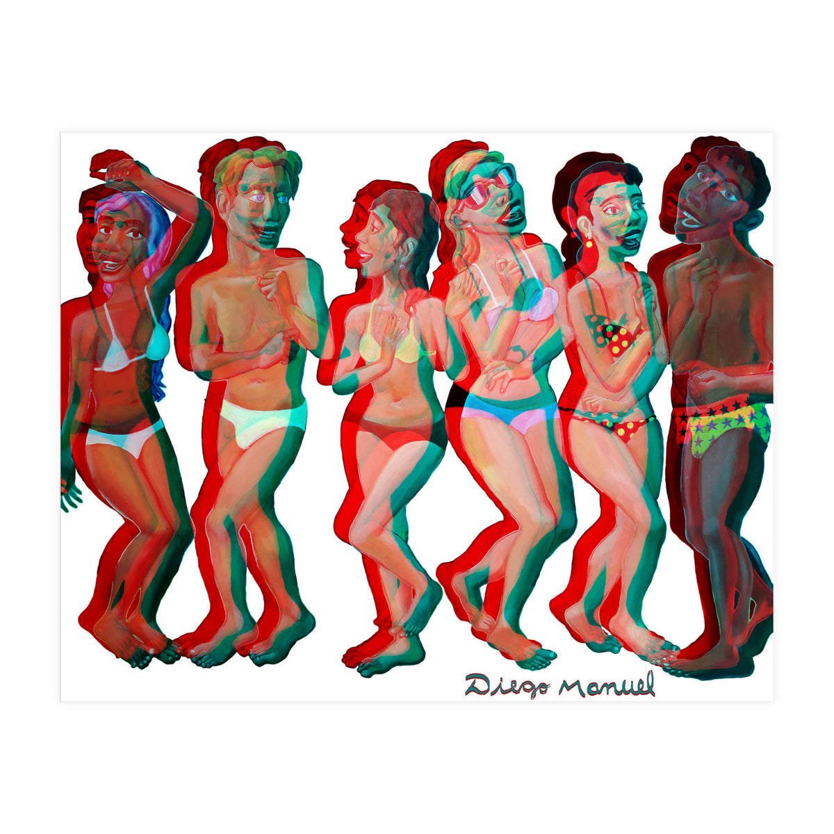 Fiesta En La Playa 2 1 (Print Only)