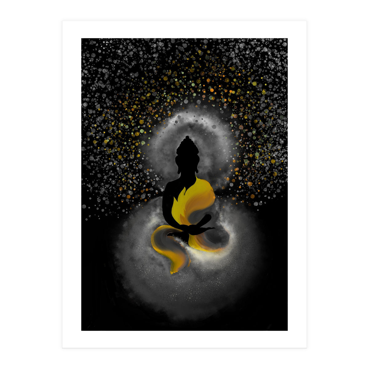 Cosmic Buddha Gold (Print Only)