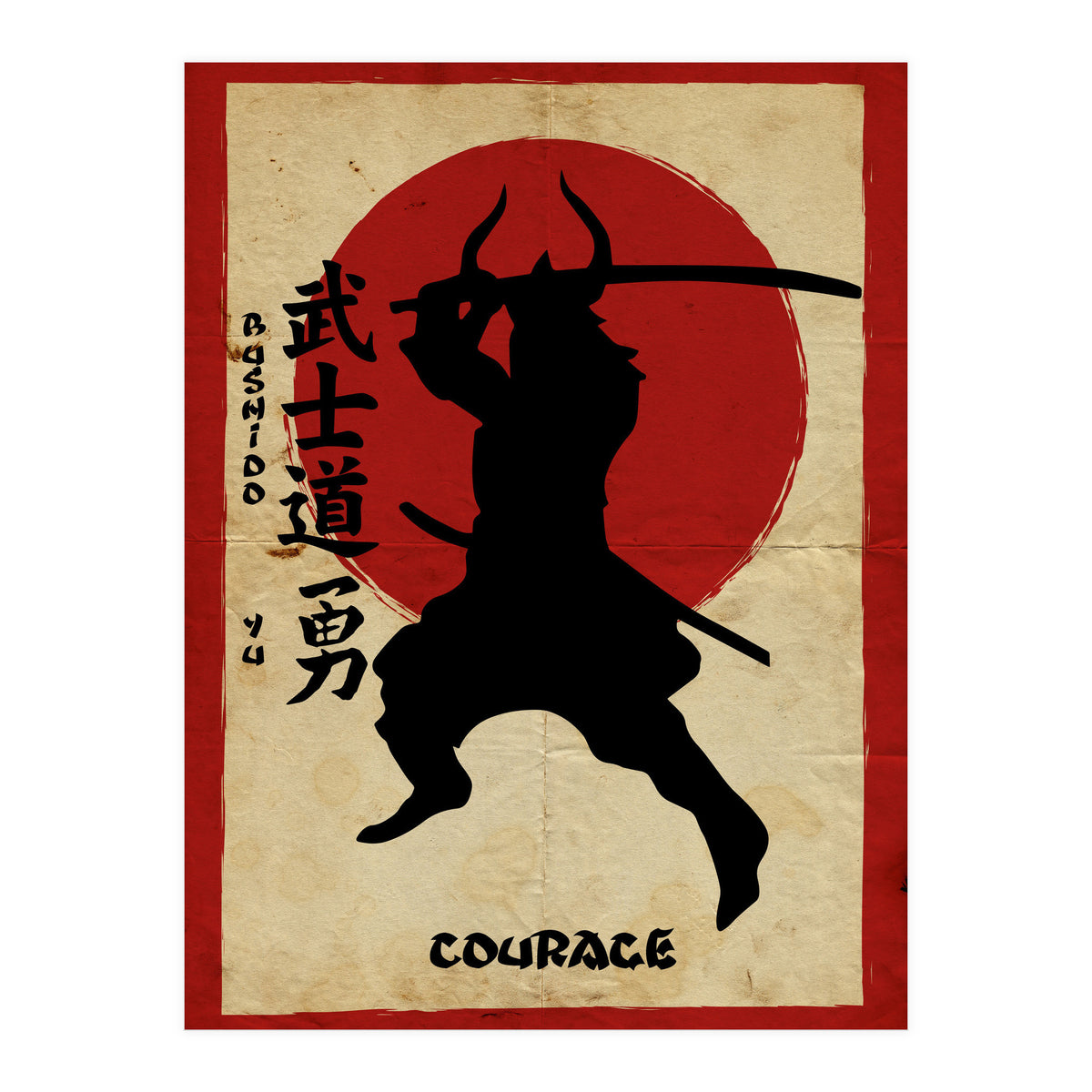 Bushido Courage (Print Only)