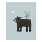 The Bear, the Trees and the Moon (Print Only) thumbnail
