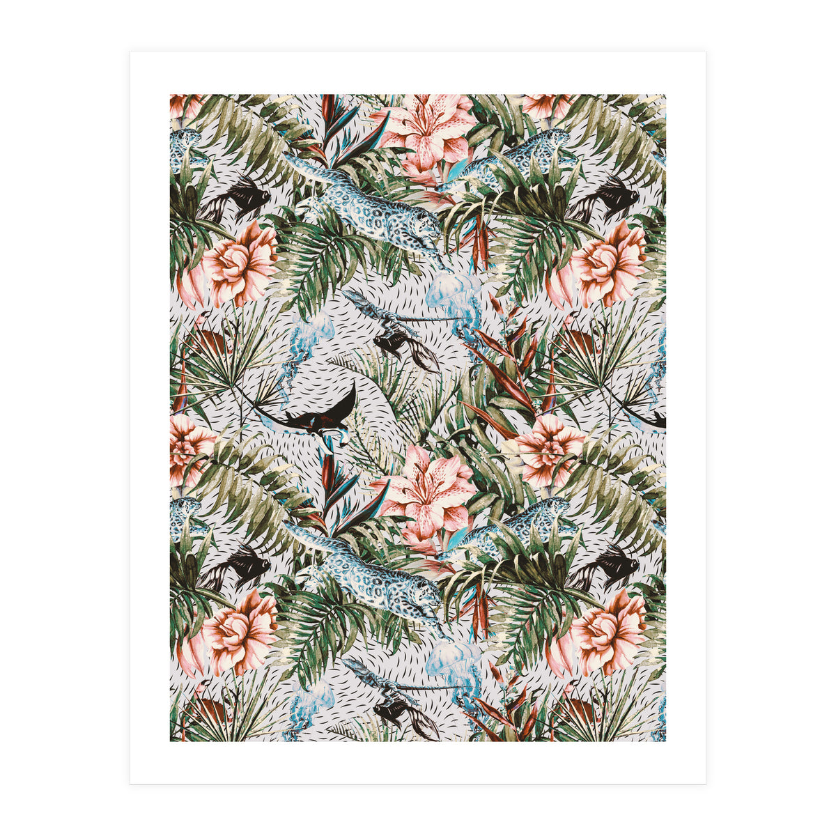 Paradisiacal flora and fauna (Print Only)