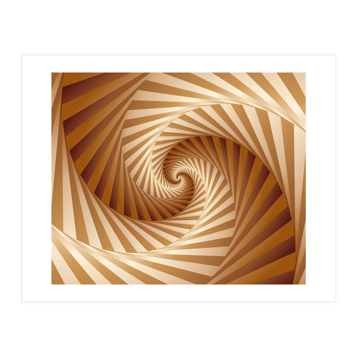 3D Effect Spiral Pattern (Print Only)