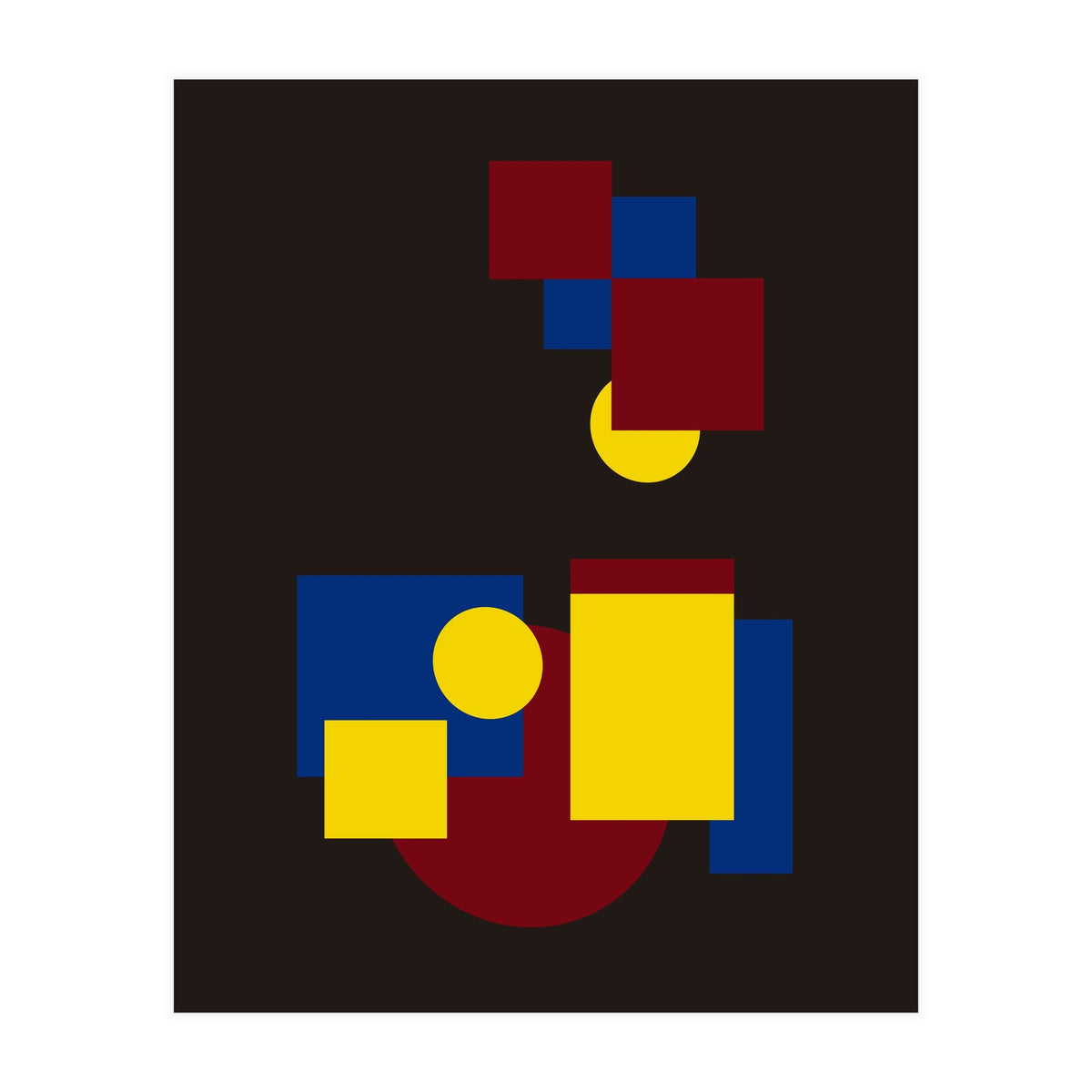 Modern Geometric Abstract 5 (Print Only)