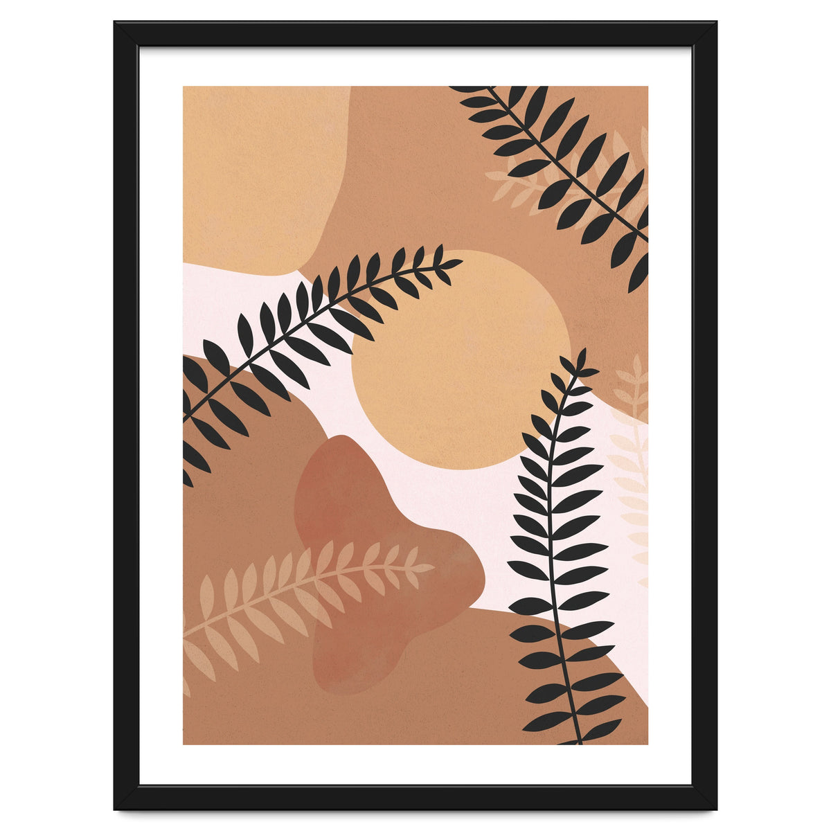 Boho Fern Leaves