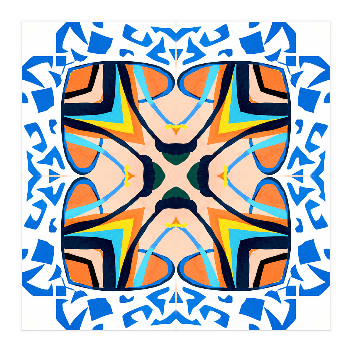 Mediterranean Tile (Print Only)