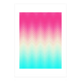 Chevron pink and blue (Print Only) thumbnail