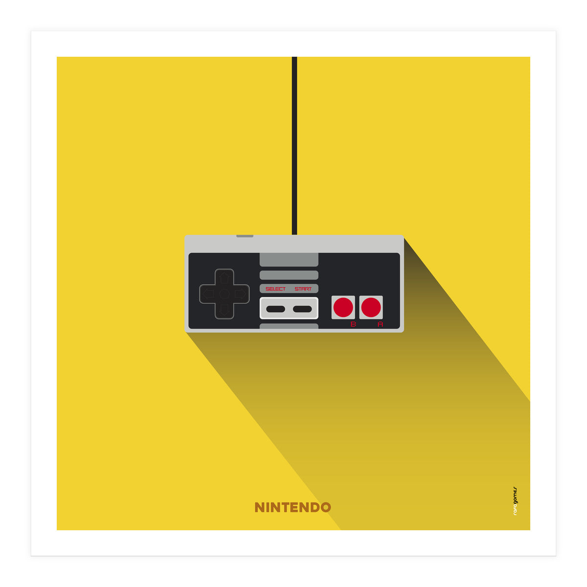 Joystick Videogames Nintendo (Print Only)