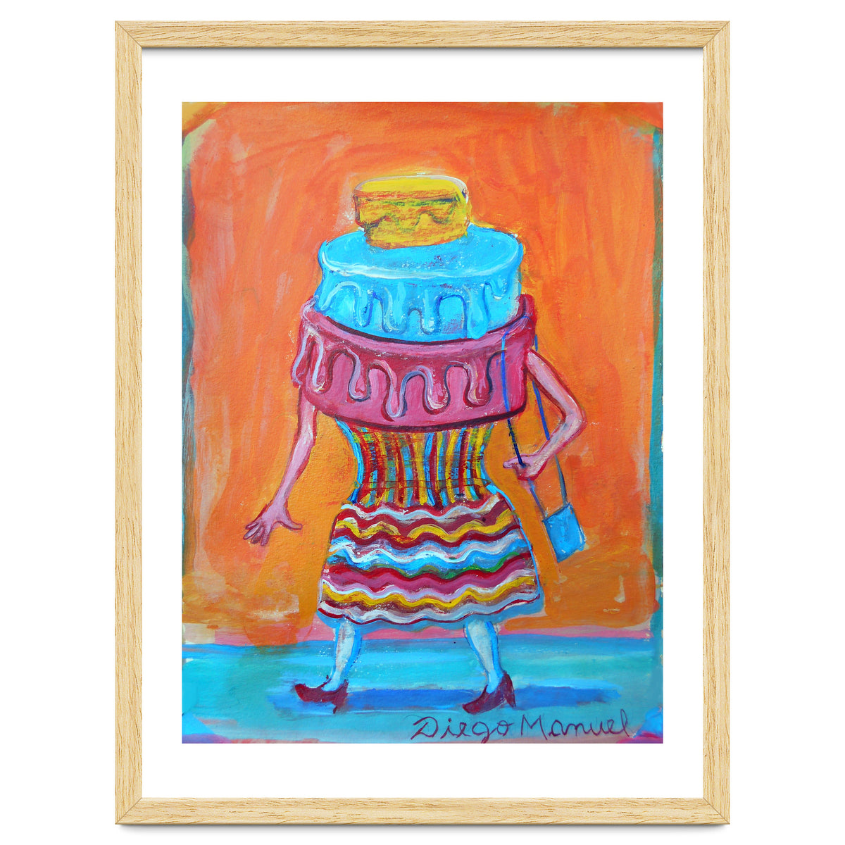 Mujer Pastel