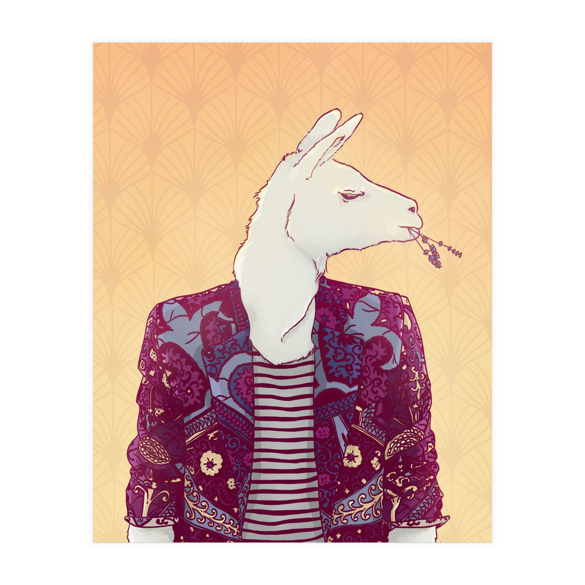 Eddy The Llama (Print Only)