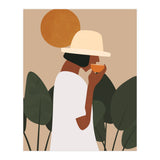 Boho Chic Woman at Park (Print Only) thumbnail