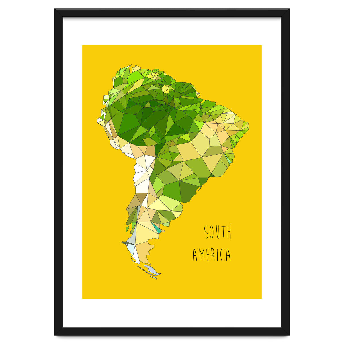 SOUTH AMERICA – Yellow