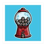 Kawaii Cute Christmas Pudding Gumball Machine (Print Only) thumbnail