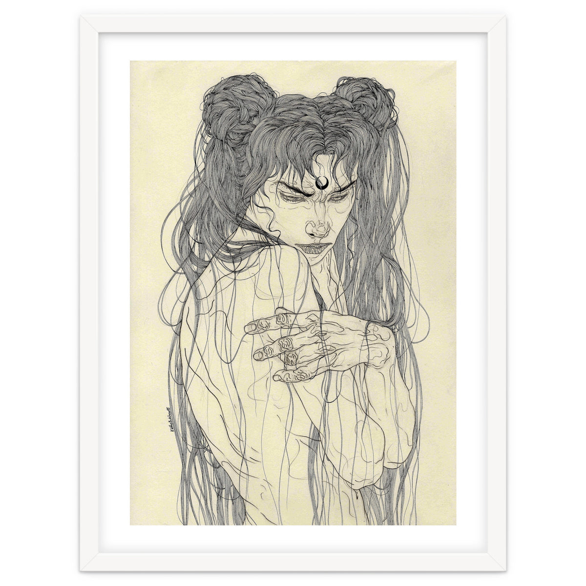 There is a dark moon rising inside of me