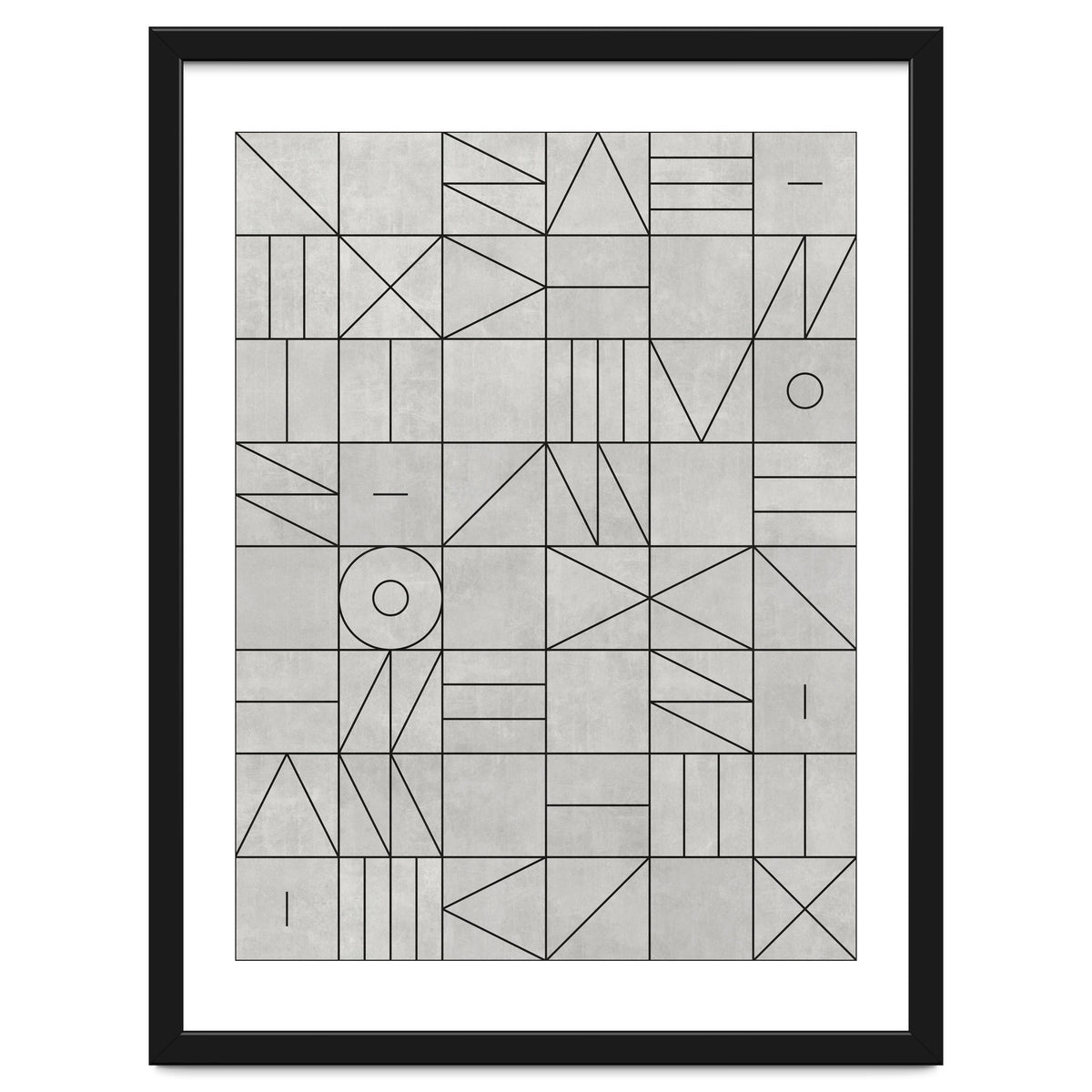 My Favorite Geometric Patterns No.3 - Grey