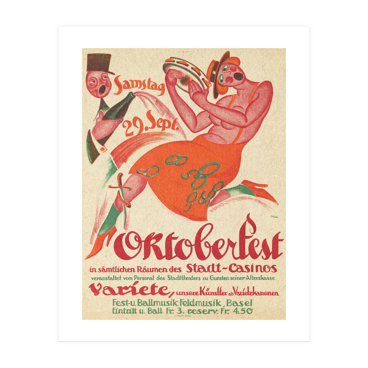 Oktoberfest 1923 Advertisement (Print Only)