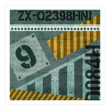 Abstract Industrial Slate And Stripes (Print Only) thumbnail