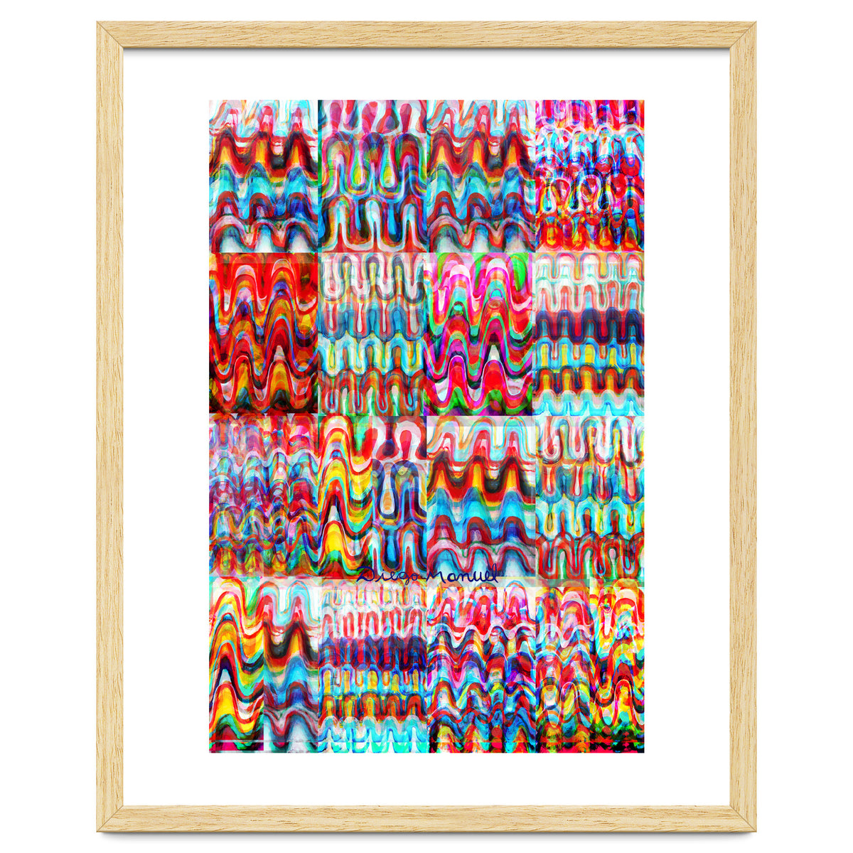 Pop abstract color full