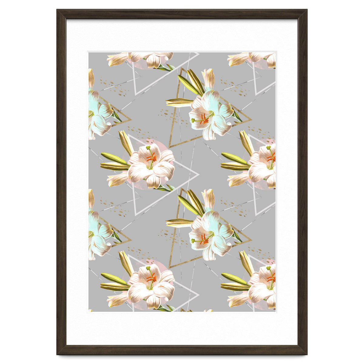 Botanical blooming with geometric 02