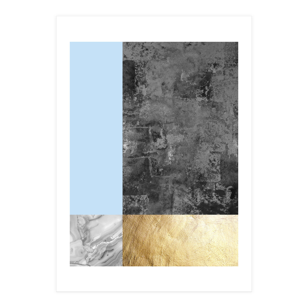 Geometric and golden III (Print Only)