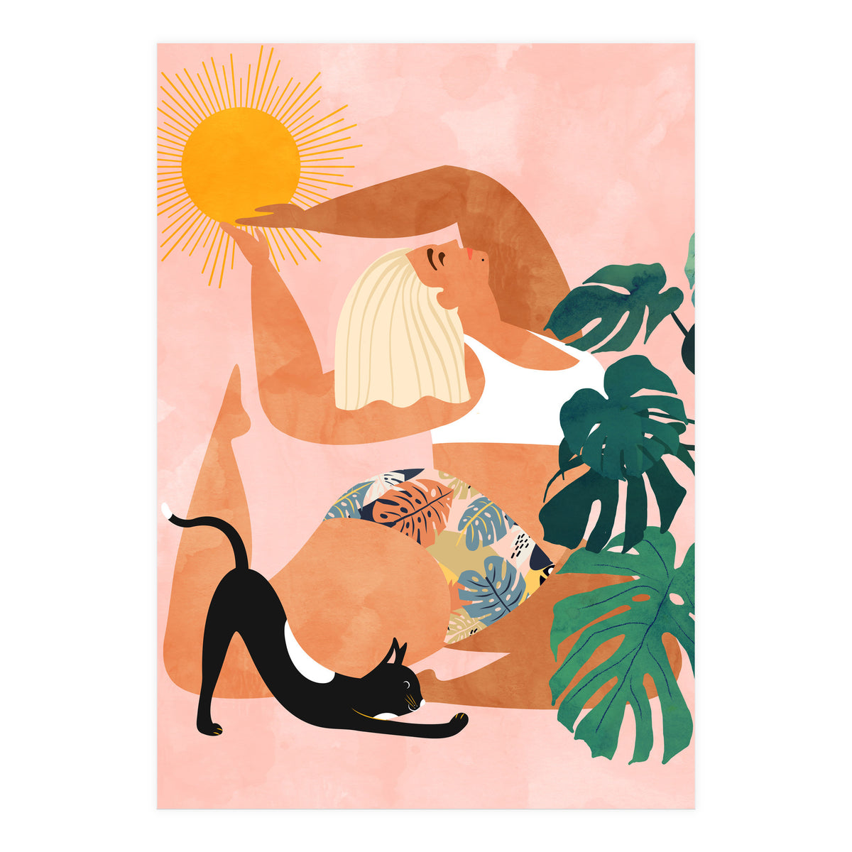 Tropical Yoga (Print Only)