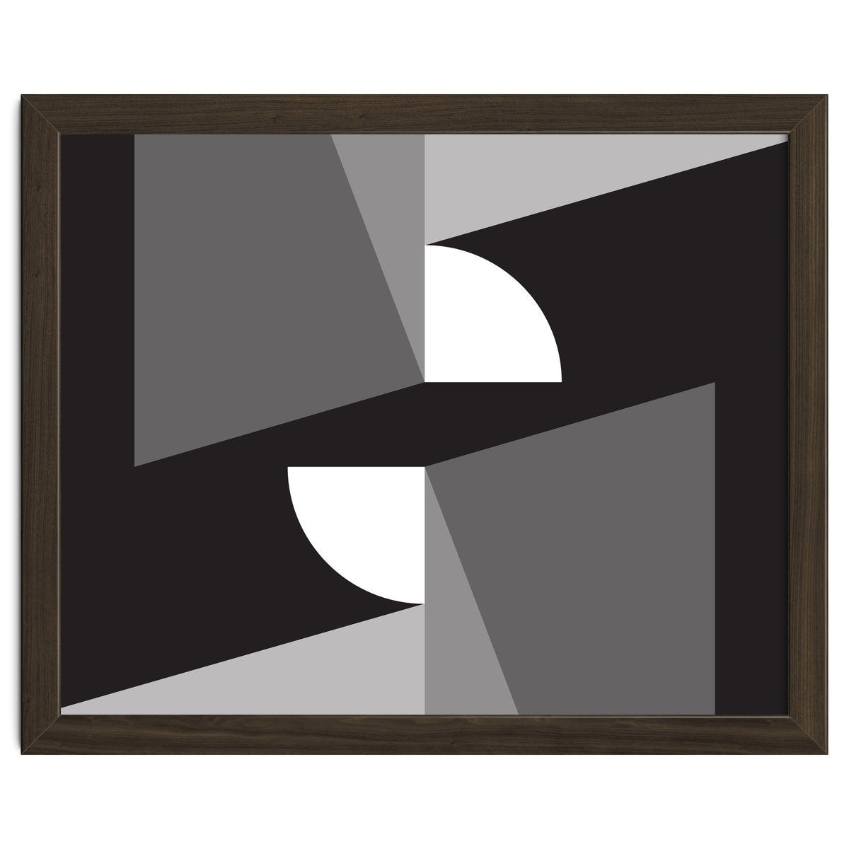 Geometric Shapes No. 11 - monochrome