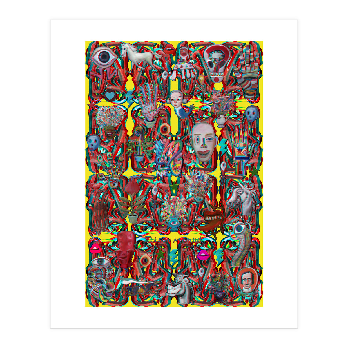 Formas 14 34 3d And Pop 4 (Print Only)