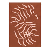 Botanical Palm Leaf Earthy Tones (Print Only) thumbnail