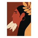 Boho Chic Woman Indian Fashion Print (Print Only) thumbnail