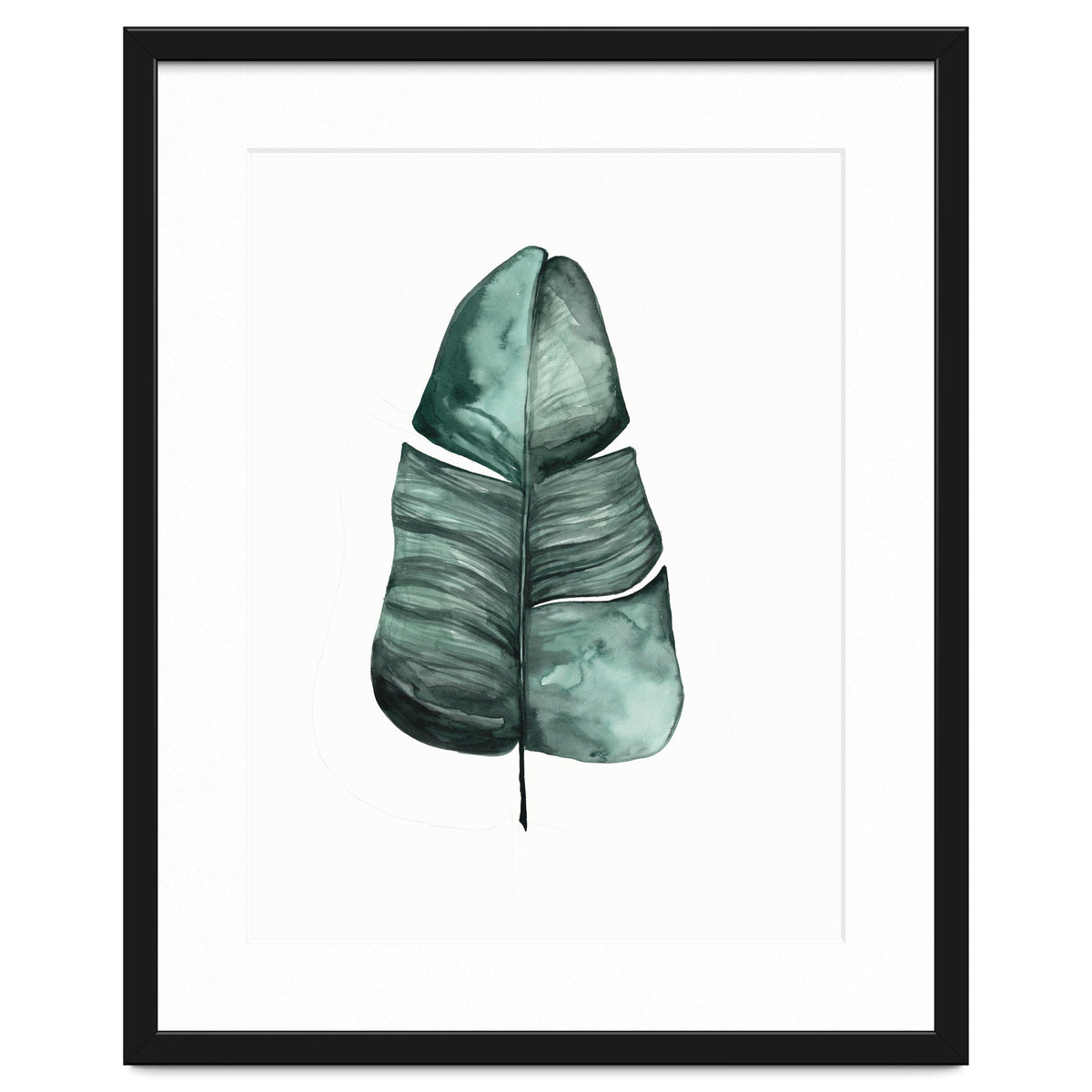 Botanical Illustration Banana Leaf