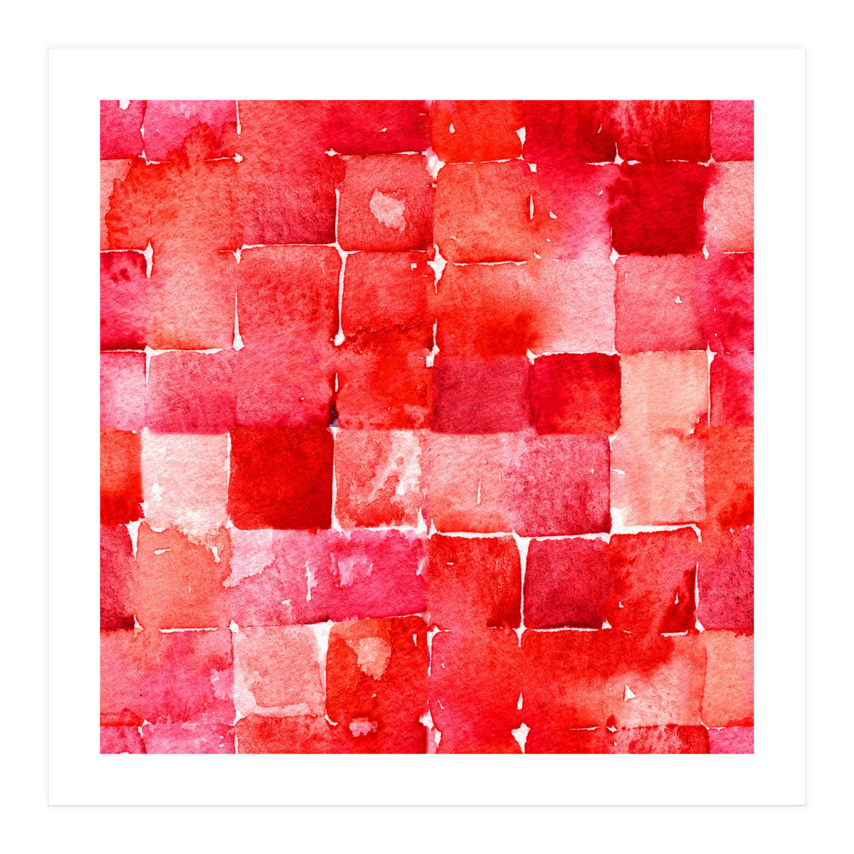 Red Squares (Print Only)