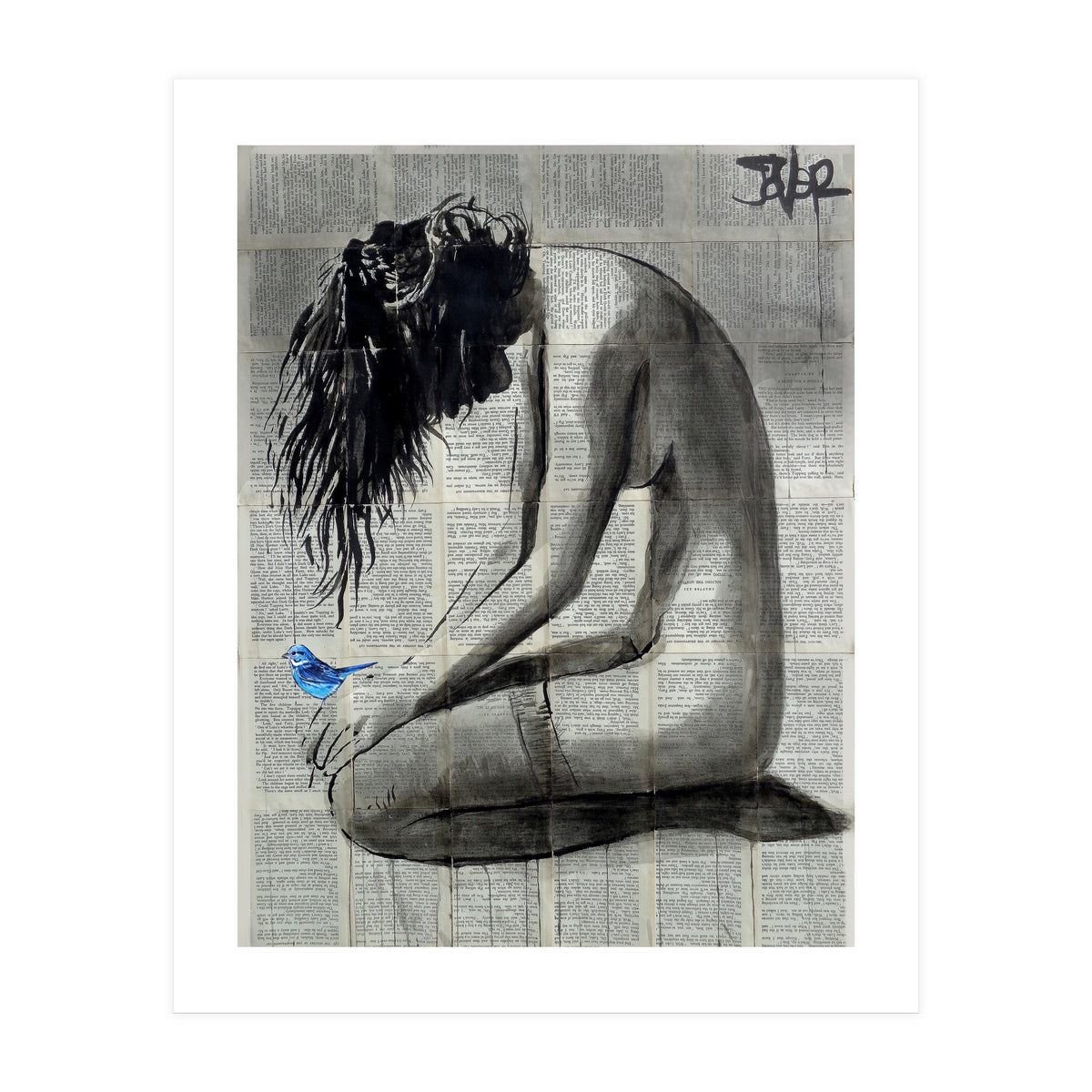 A Little Blue (Print Only)