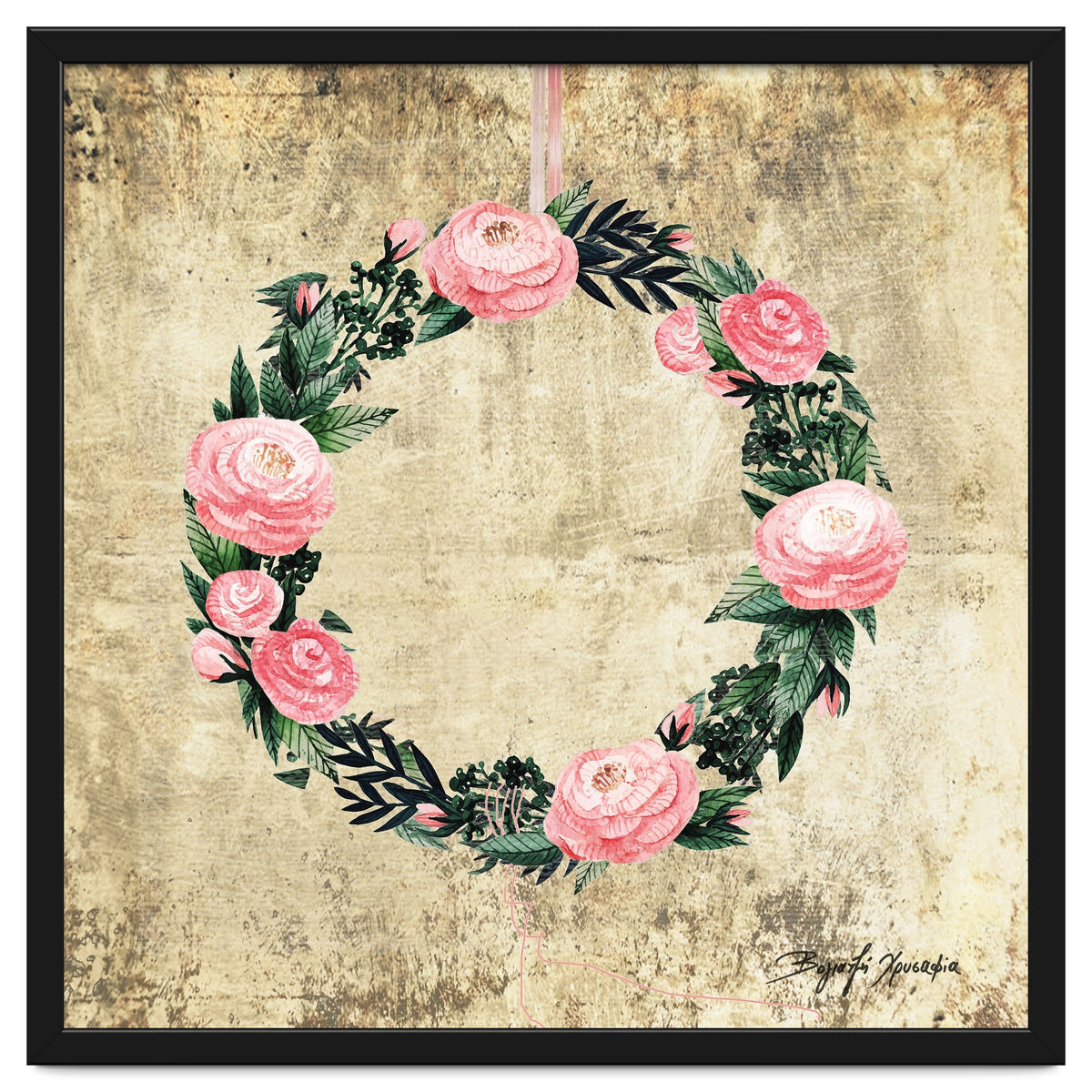 Wreath #Rose Flowers #Royal collection