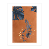 Monstera Leaf Terracotta (Print Only) thumbnail