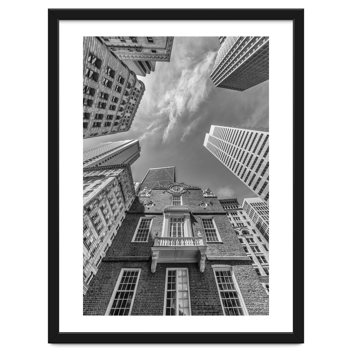 BOSTON Old State House and Skyscraper