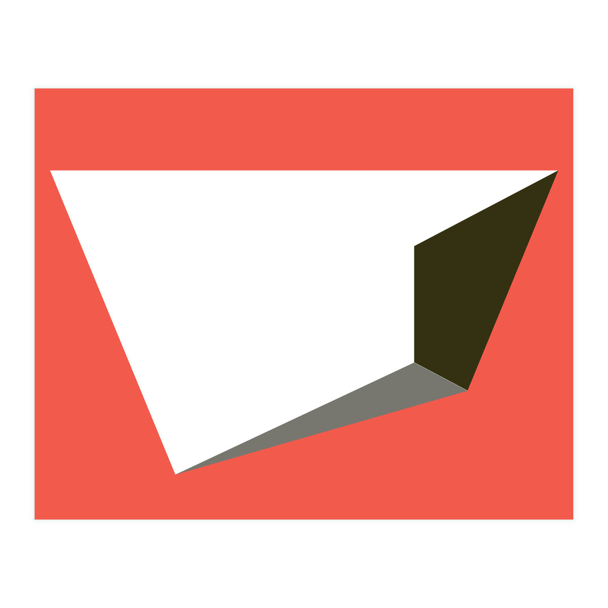 Geometric Shapes No. 81 - pink, grey, black & white (Print Only)