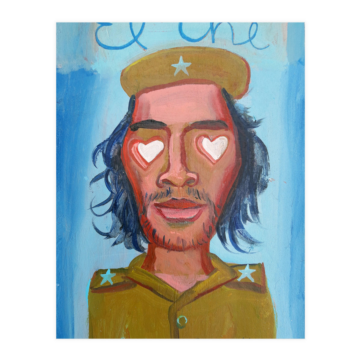 Che Guevara Y Corazones 2 B (2) (Print Only)