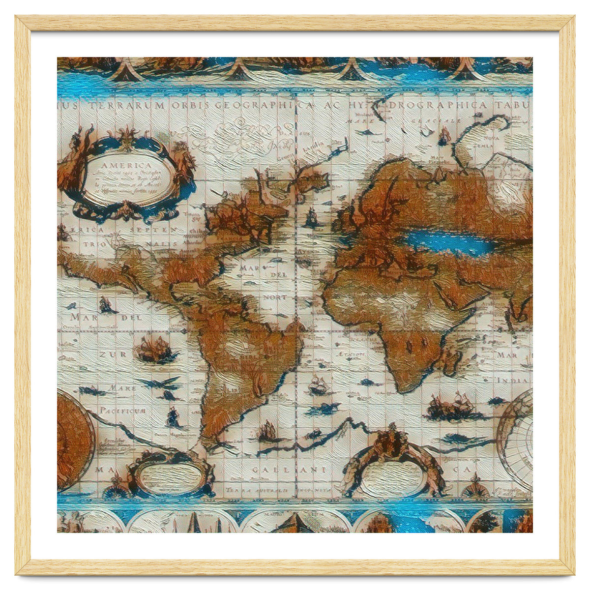 Vintage Mapa Mundi revisited