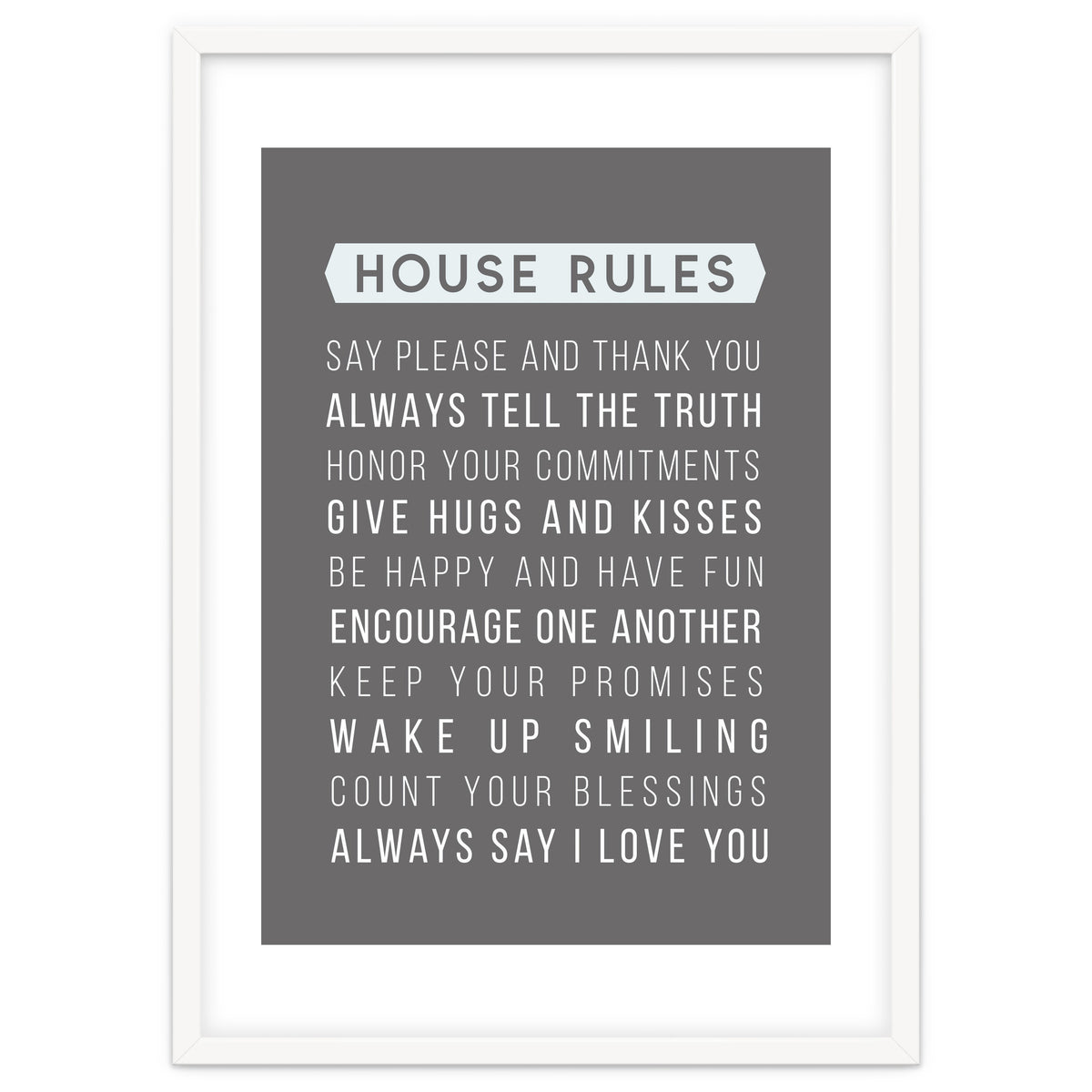 House Rules